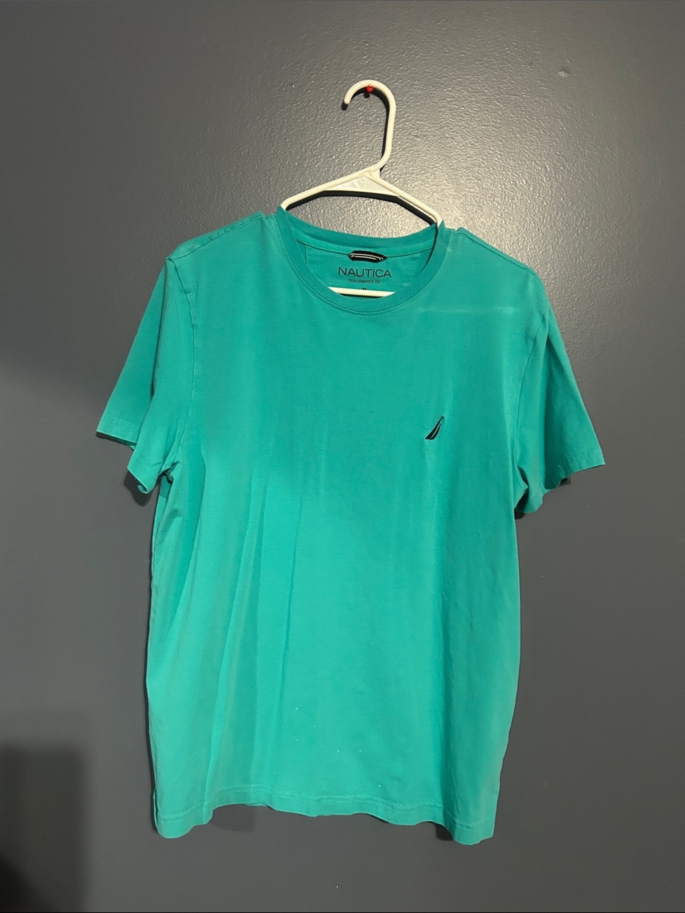 Nautica Men’s Teal Short-Sleeve Crew Tee
